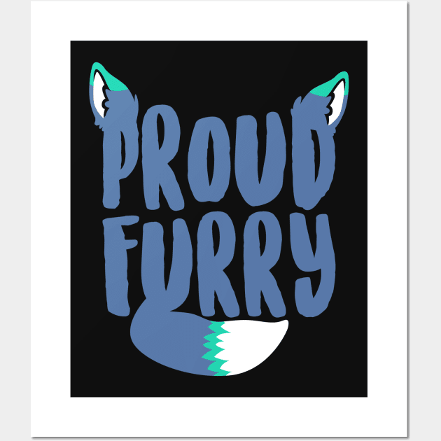 Proud Furry Wall Art by Psitta